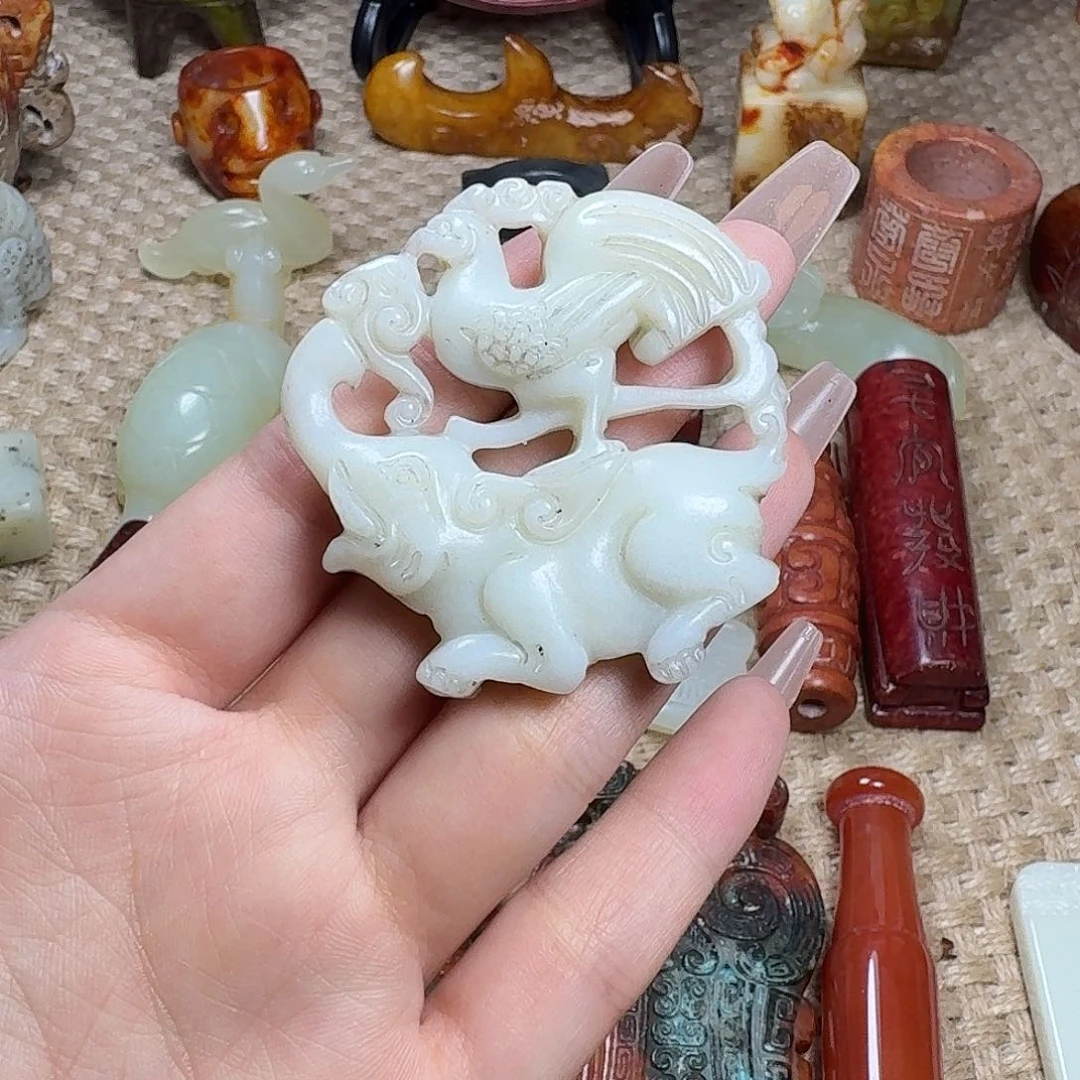 白玉菩提吊坠挂件