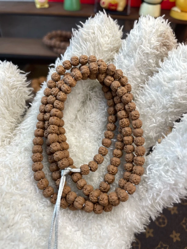 原生态佛手108小金刚菩提原生态肉度好多圈文玩手串