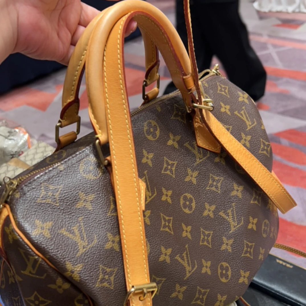 95新 LouisVuitton/路易威登 经典老花sp30肩带款