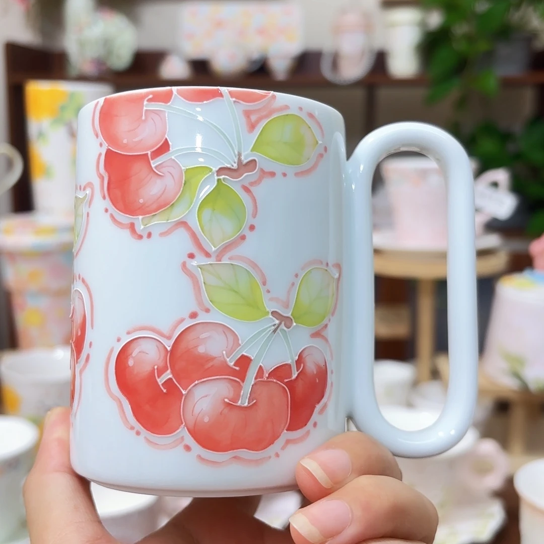 手绘创意高温釉下彩陶瓷