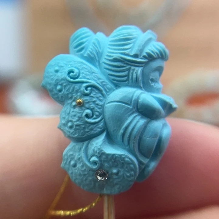 绿松石未镶嵌珠宝奇石