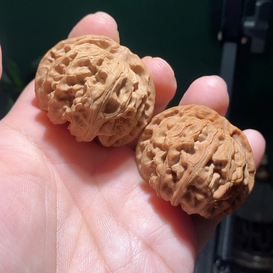 把件文玩核桃43苹果圆全品