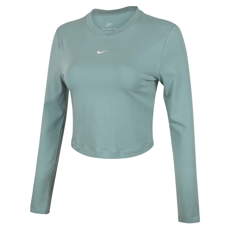 NIKE耐克女子针织无领长T恤HF5323-018