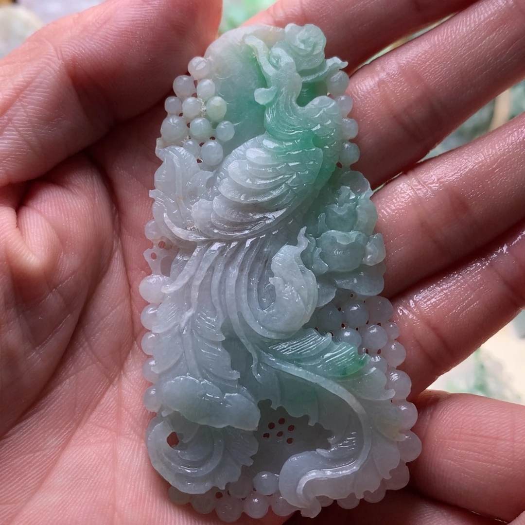 未镶嵌定制翡翠凤凰