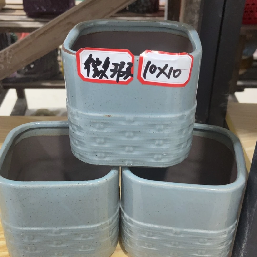 红陶高温陶瓷花盆