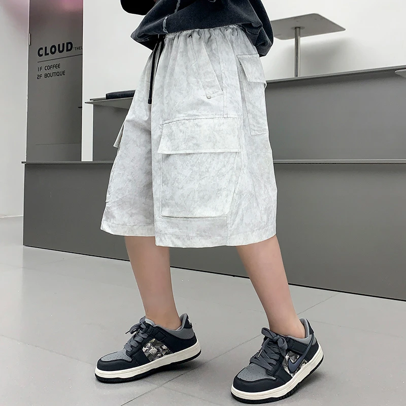 男童短裤夏装2025新款大童夏季工装儿童裤子薄款休闲男孩青少年潮