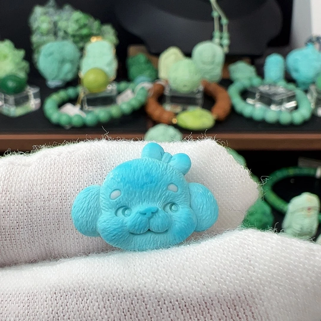 绿松石未镶嵌绿松石主播璐璐