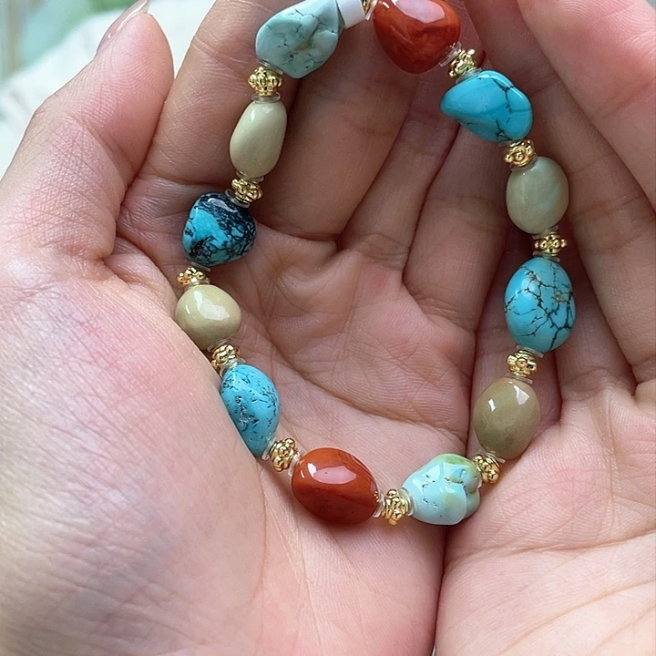 未镶嵌绿松石珠宝奇石