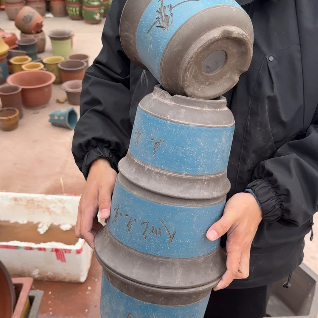 紫砂花盆口径18.12/14.10口径