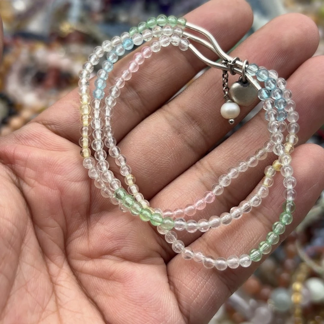 手链水晶银S925镶嵌