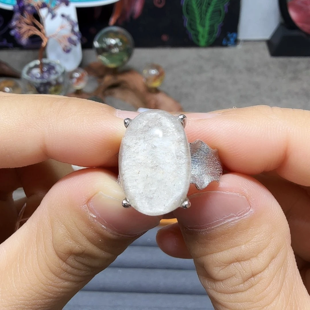 水晶银S925镶嵌水晶一***波S925银镶水晶水晶水晶