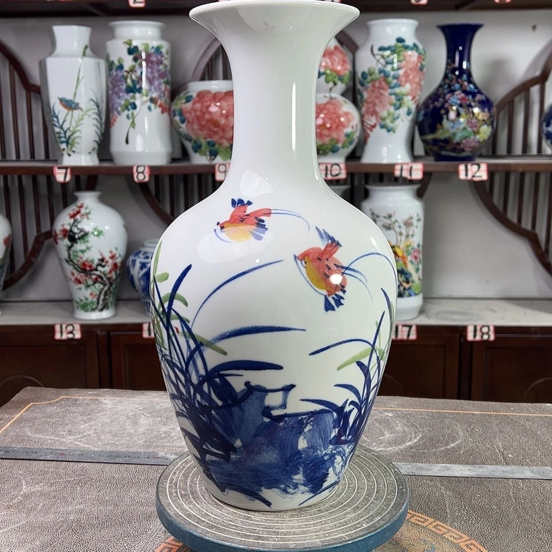 陶摆件景德镇陶瓷棒玉