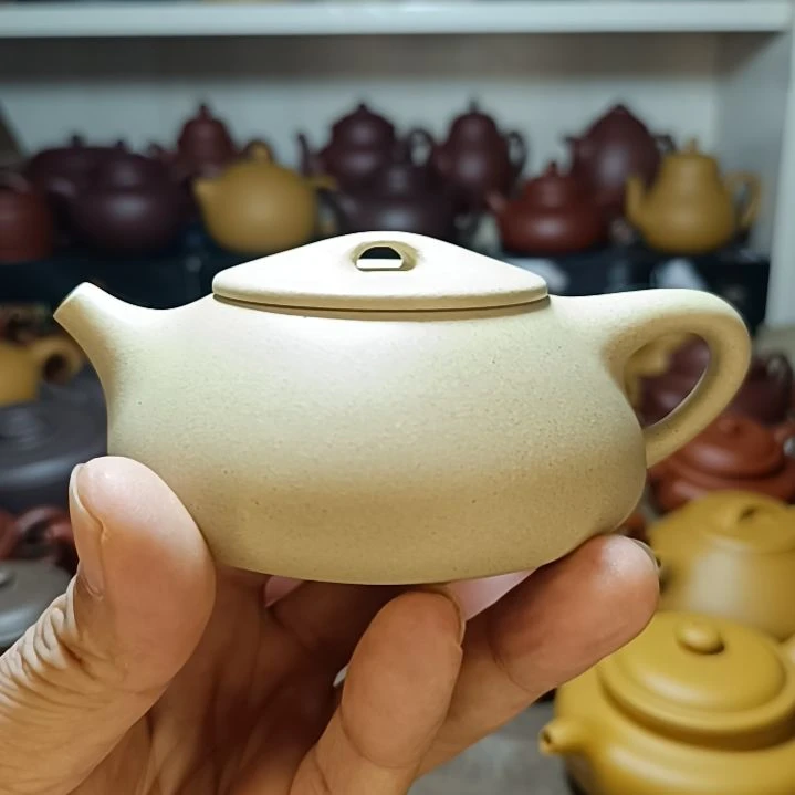 茶壶紫砂原矿本山段景舟石瓢230cc半手工