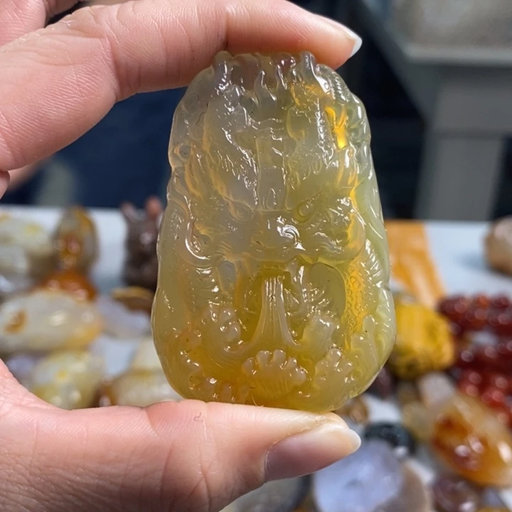 玛瑙/玉髓吊坠(不含链)未镶嵌