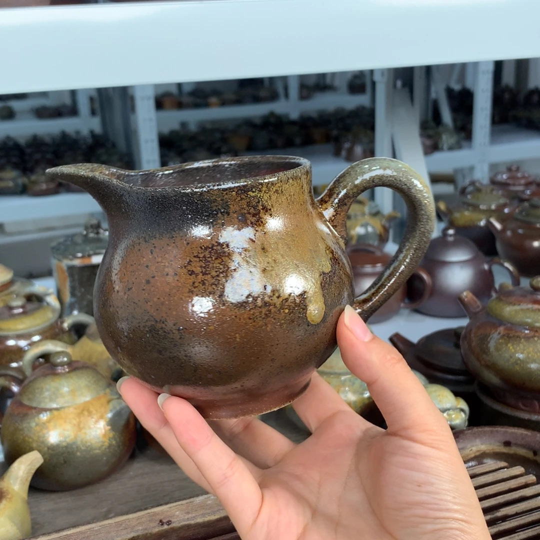 茶壶紫砂纯自然柴烧