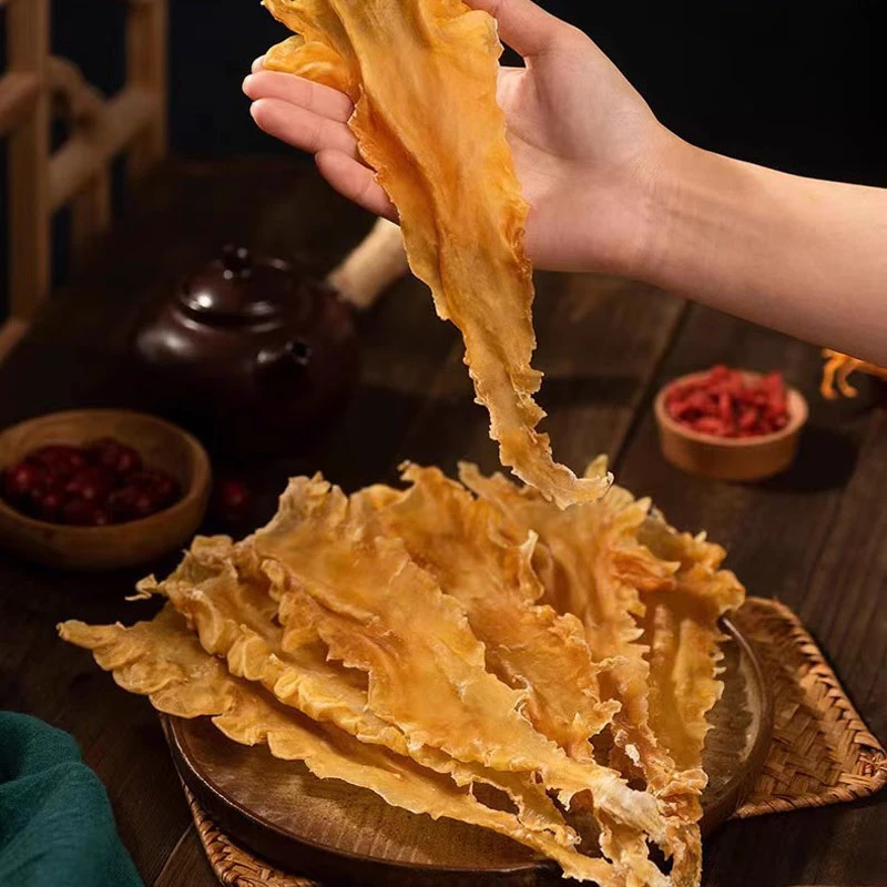 【鳕鱼胶】55头鳕鱼胶 天然胶原满满 淡干深海鱼胶花胶