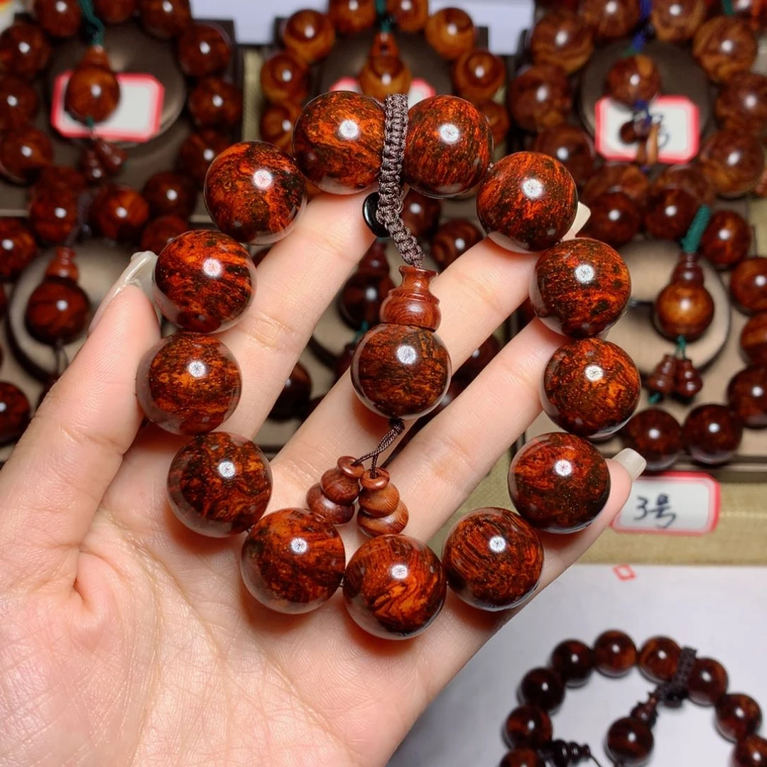 黄花梨/降香黄檀手串/手链坦*手