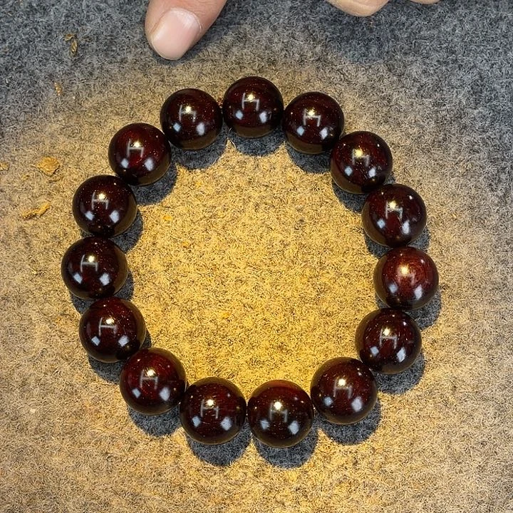 檀香紫檀（小叶紫檀）手串/手链小叶1.5手串