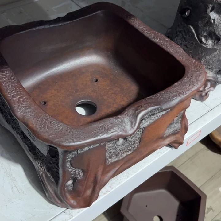 不***怀紫砂花盆宜兴紫砂工艺厂。