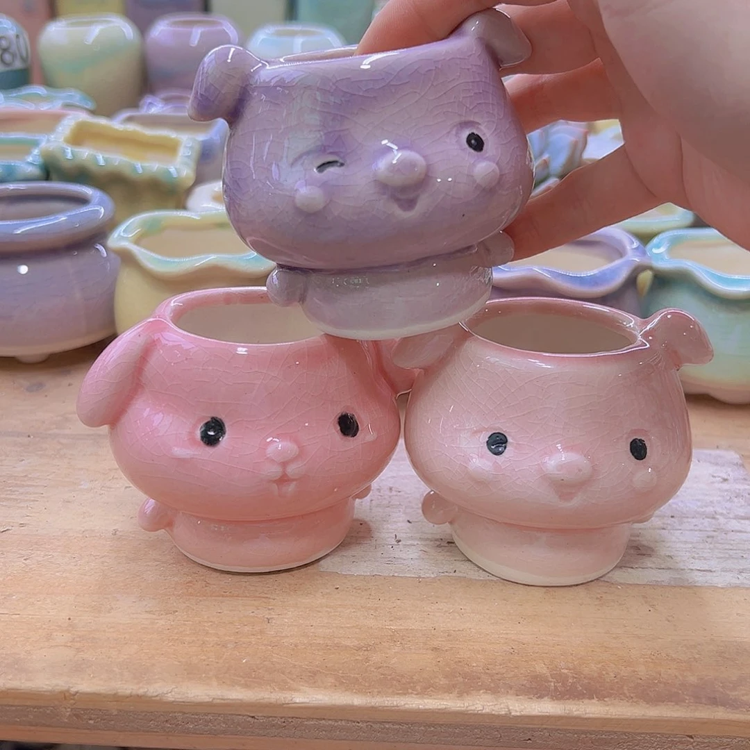 陶瓷花盆单场满12包邮