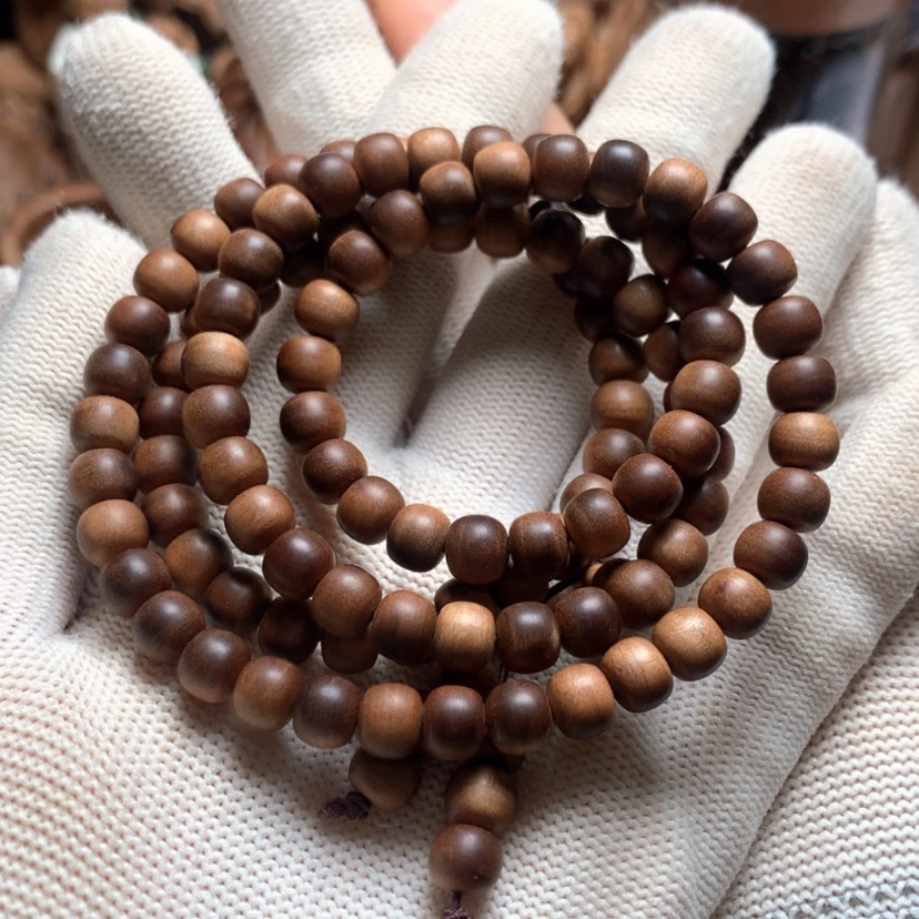 【闪购商品】檀香木手串/手链陌****双檀香手串6*7/108