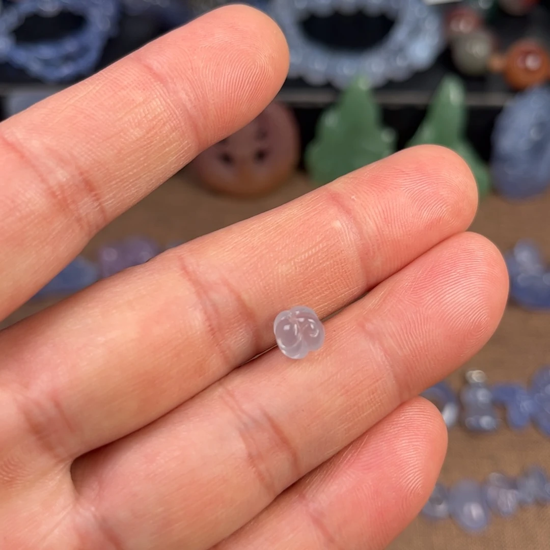 玛瑙/玉髓未镶嵌颈饰南瓜老型珠