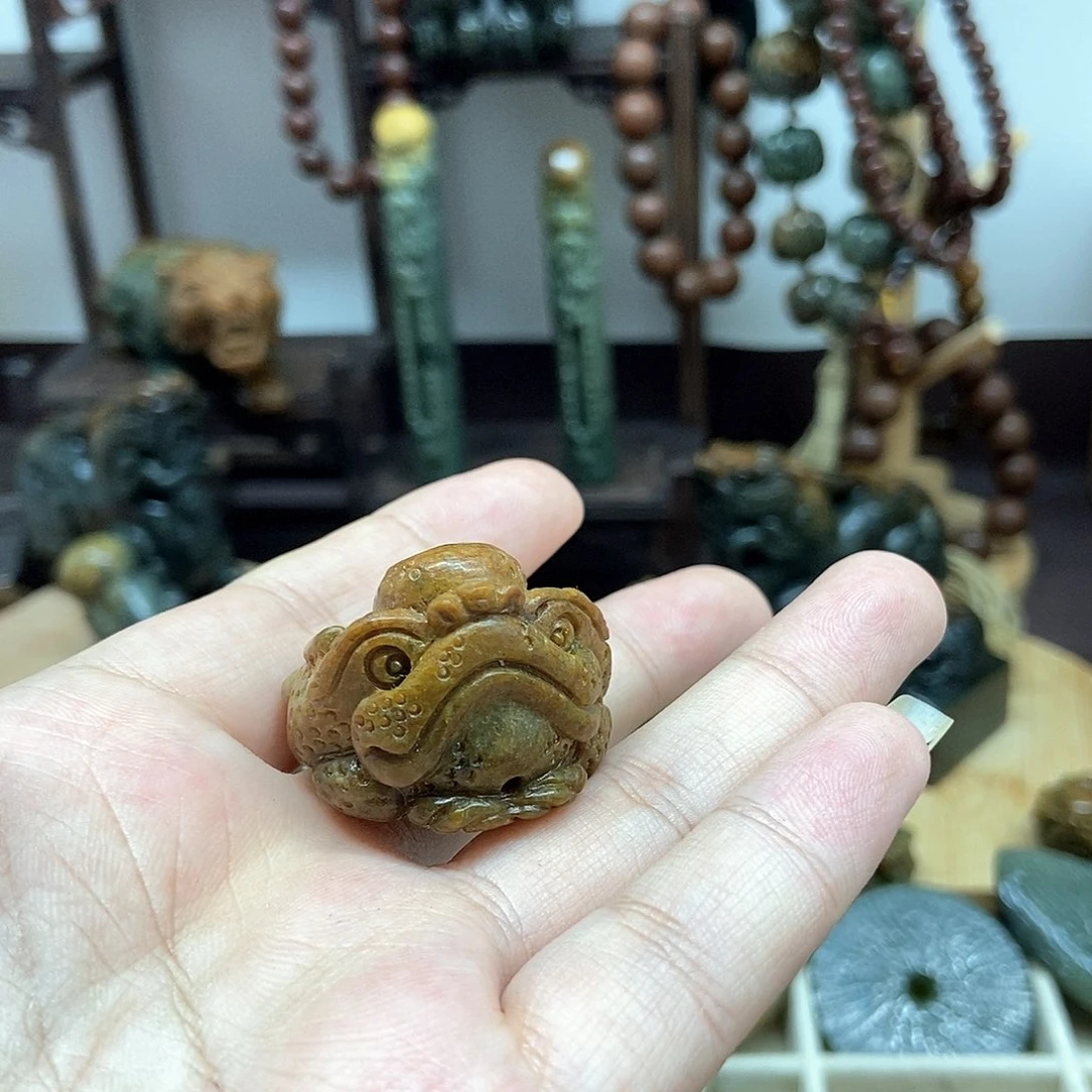 岫岩河磨玉（透闪石质玉）把件未镶嵌A****3