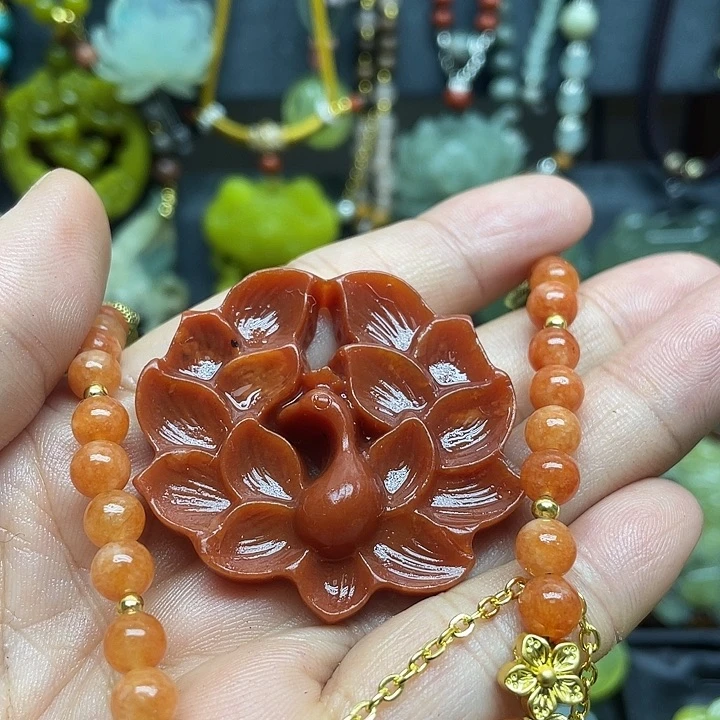 未镶嵌岫玉吊坠吊坠