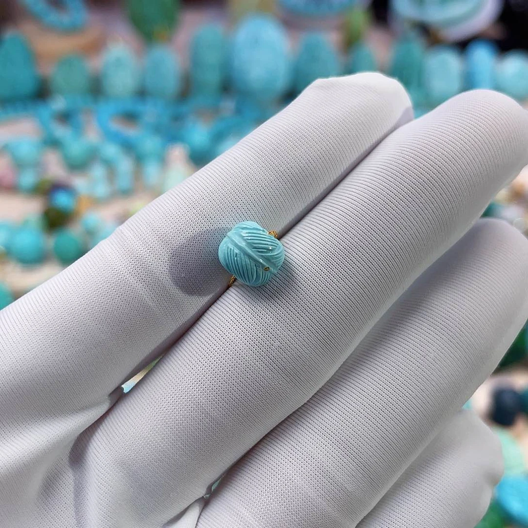 绿松石珠宝奇石未镶嵌