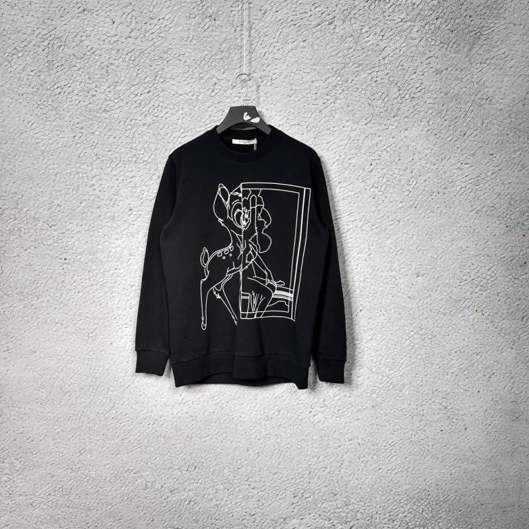 99新 Givenchy/纪梵希 素描小鹿卫衣/S码
