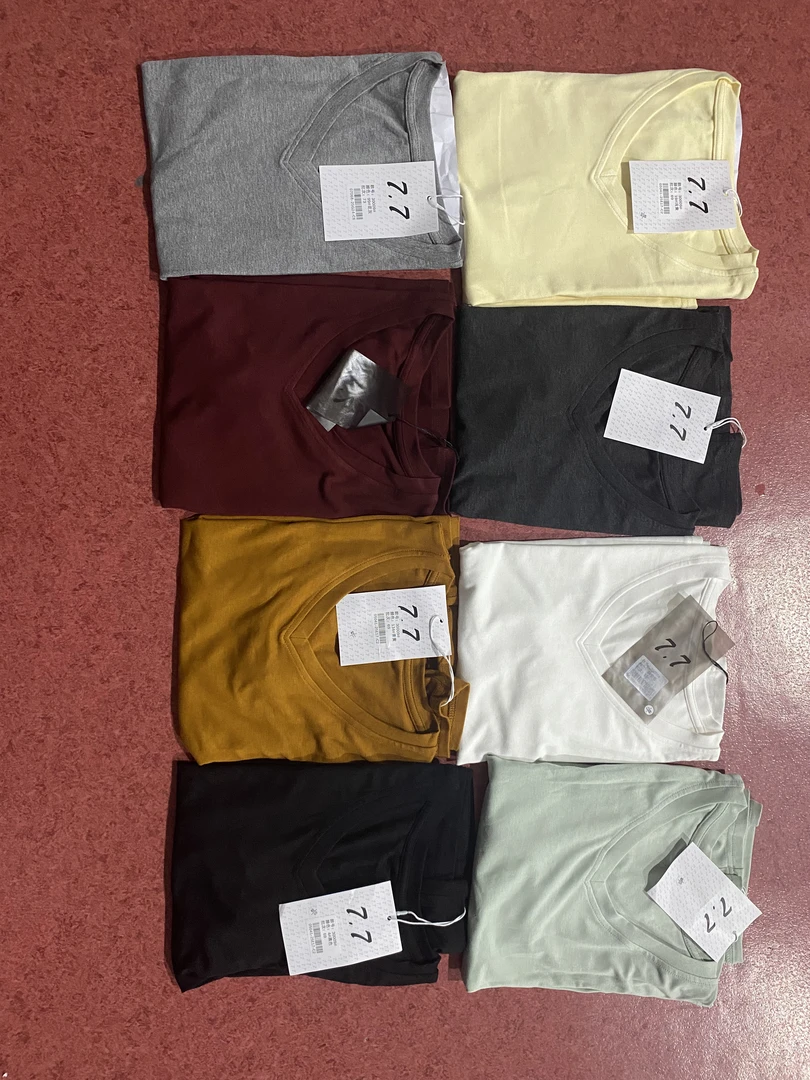 七七30009 V领时尚百搭气质显瘦