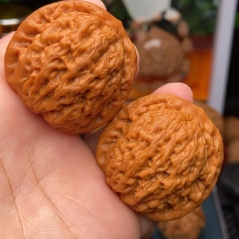 把件文玩核桃金公子38精修