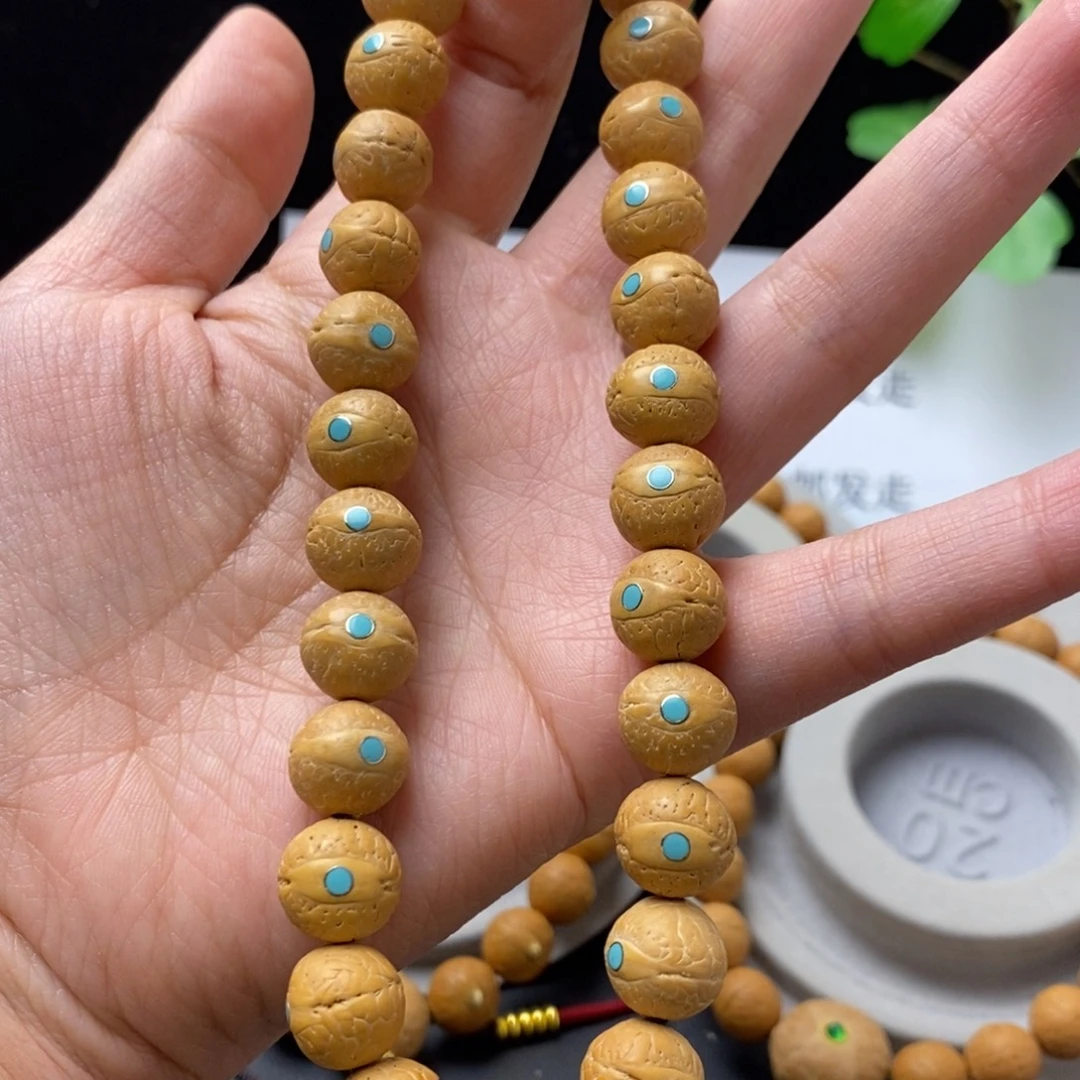 凤眼菩提吊坠12手持