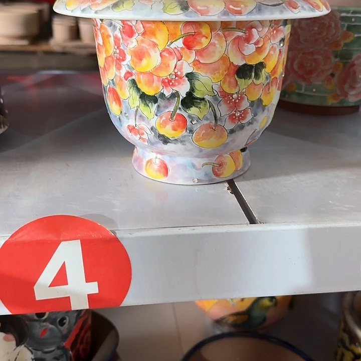 紫砂花盆文姐花盆