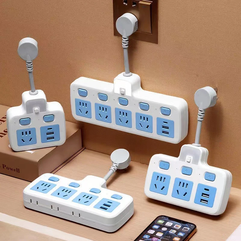 公牛适用家用插座短线款插排带线插线板排插办公独立开关插多虹廷