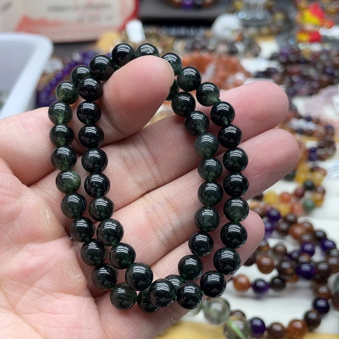 水晶手串未镶嵌多样性发货发一条