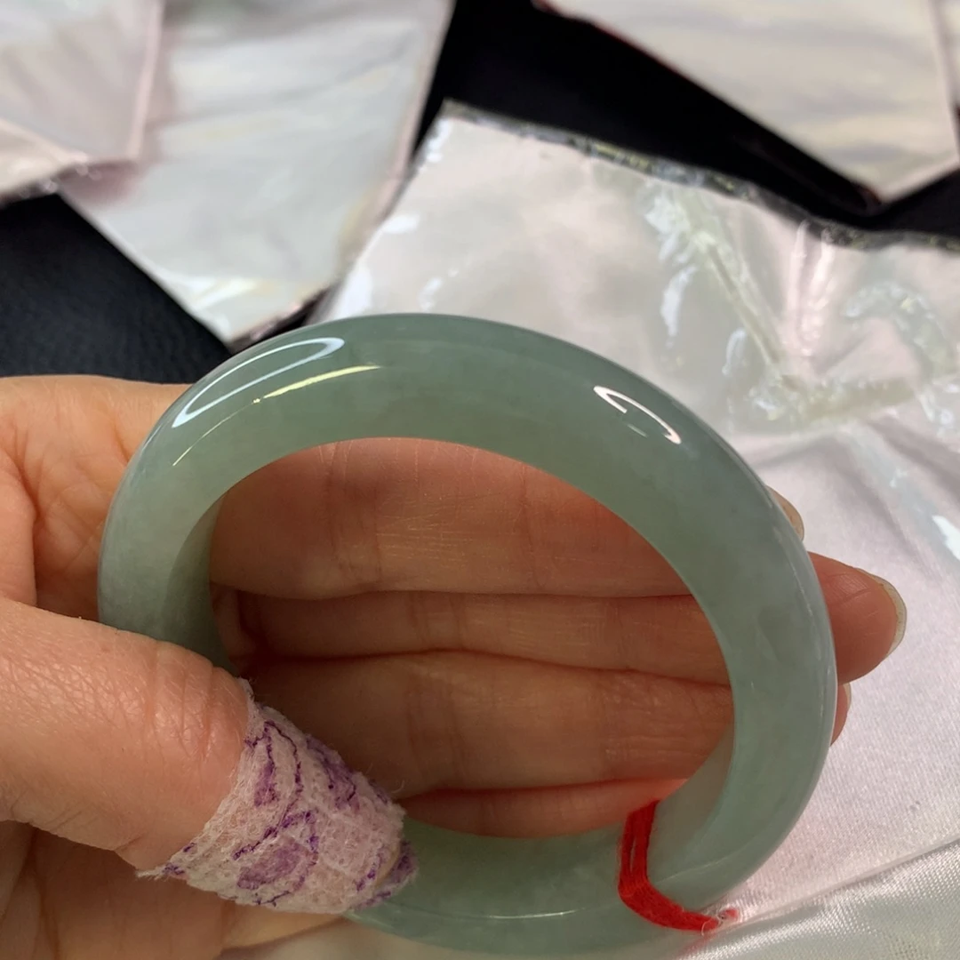 翡翠未镶嵌手镯翡翠手镯55