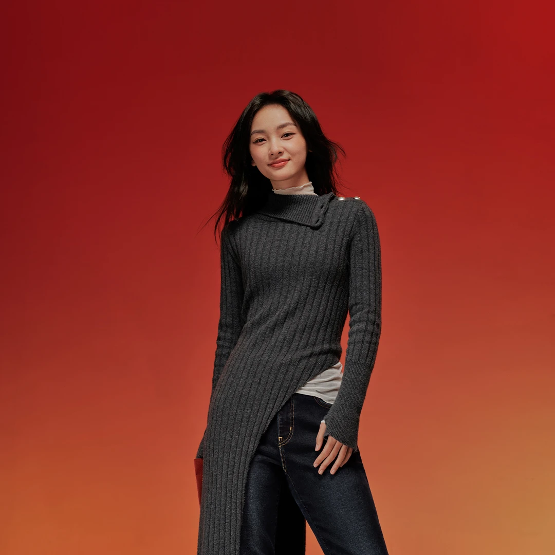 【商场同款】Levi's李维斯新年新衣系列25春女开叉连衣裙0035Y-0000