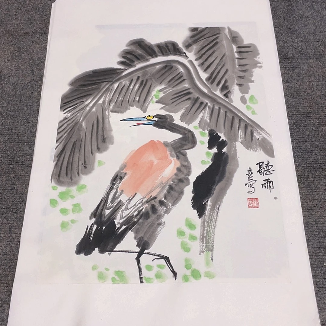 国画1.4平尺纯手绘国画作品