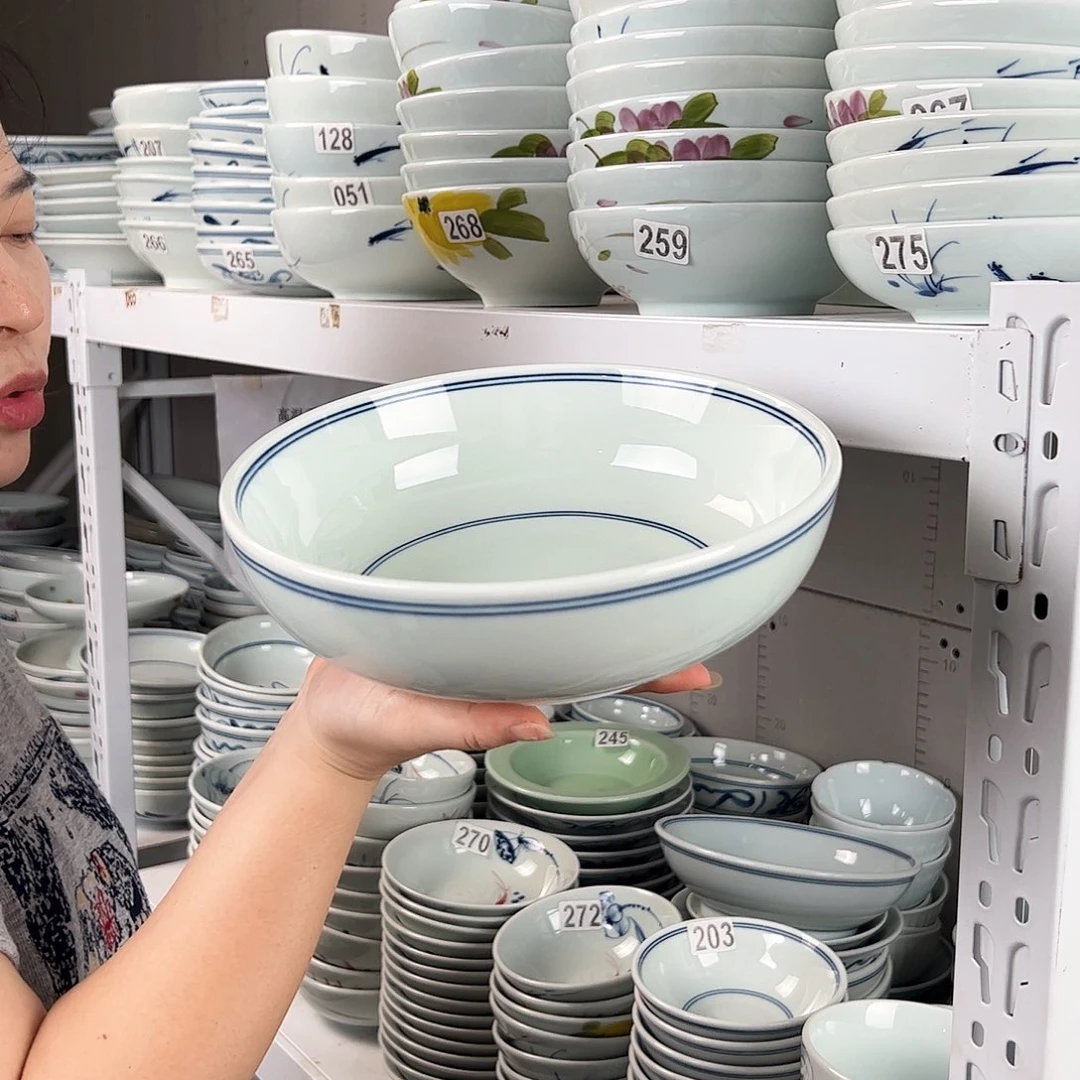 微瑕双线9寸罗汉碗（单只装）