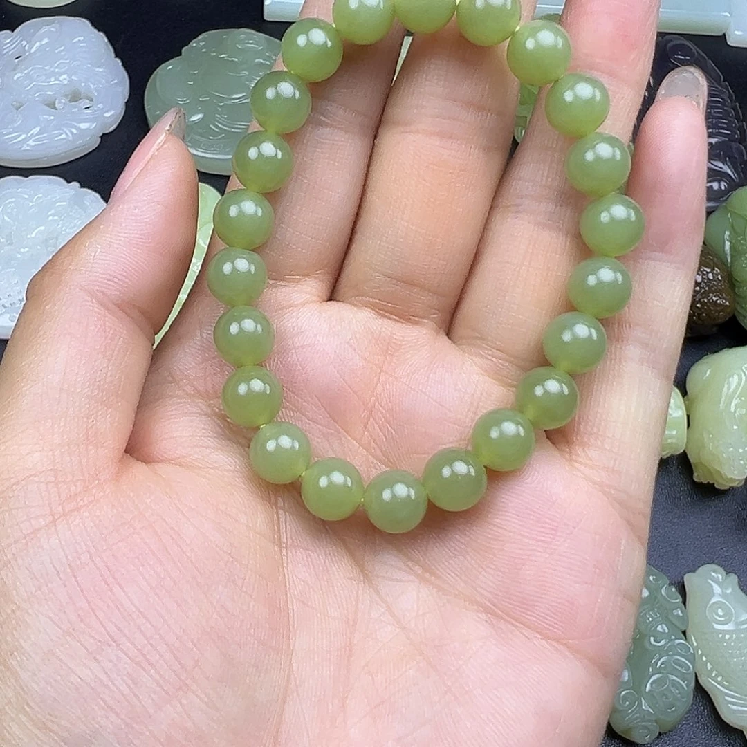 和田玉未镶嵌吊坠(赠链)蓉*