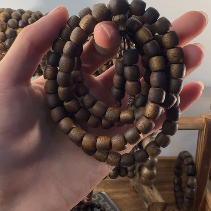 A***a沉香鼓珠多圈多样子发一18.9克