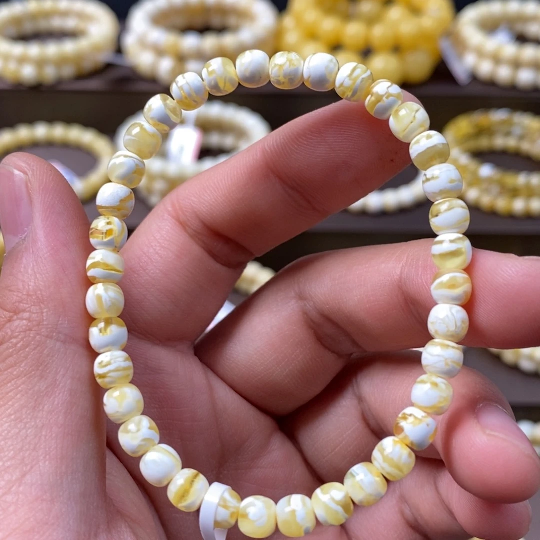 蜜蜡珠宝奇石未镶嵌5.5mm