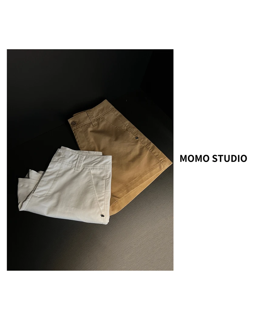 【MOMO STUDIO】欧美风休闲松弛百搭短裤
