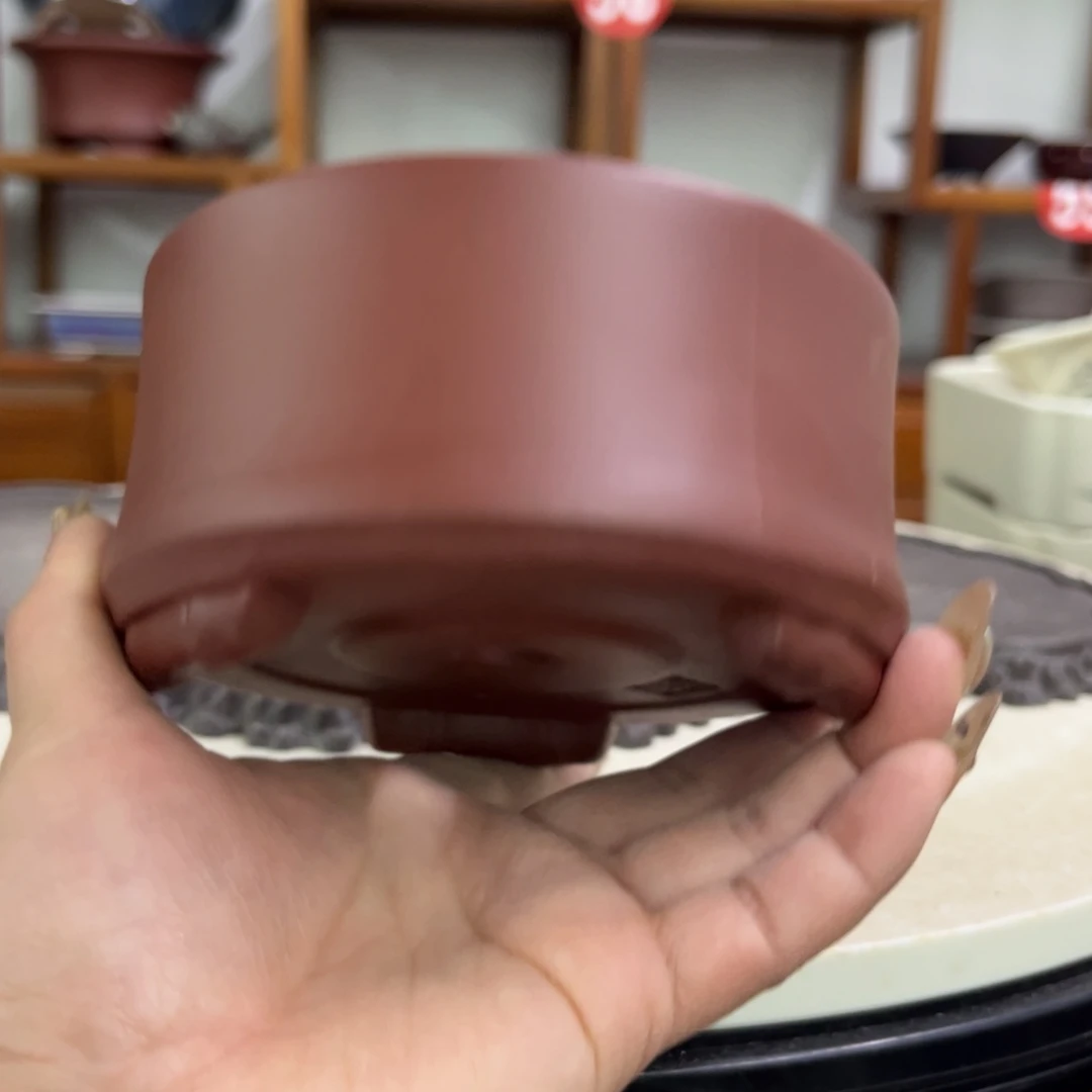 紫砂花盆瑕疵6-11。。。