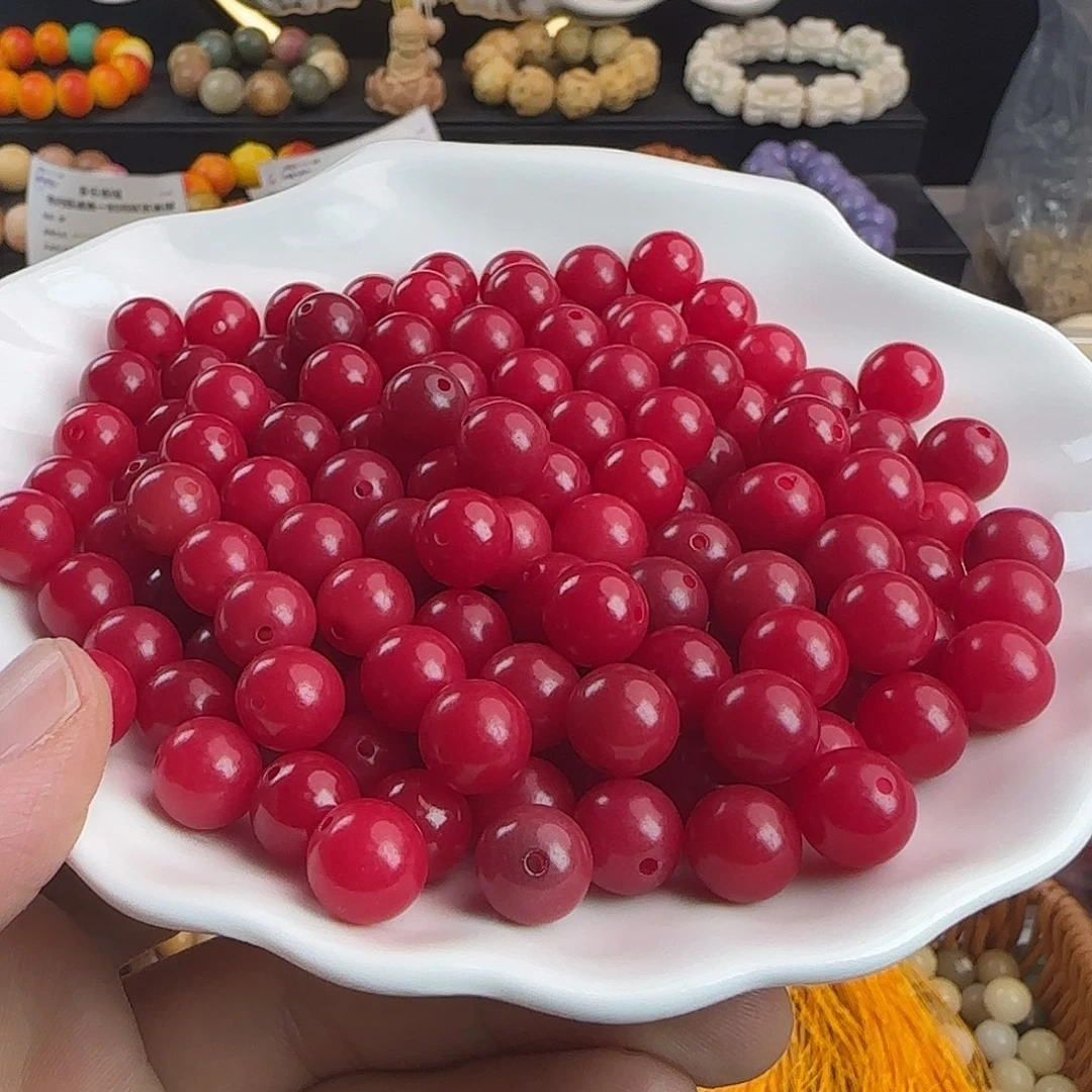 手串菩提根/象牙果卡10红汤圆100颗卡牌➕50颗