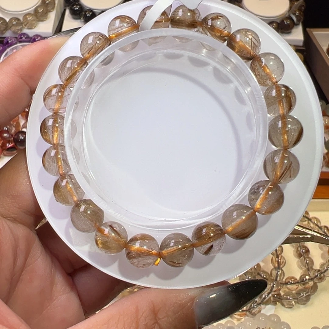 手链发晶未镶嵌维纳斯蝴蝶钛发晶8.4m