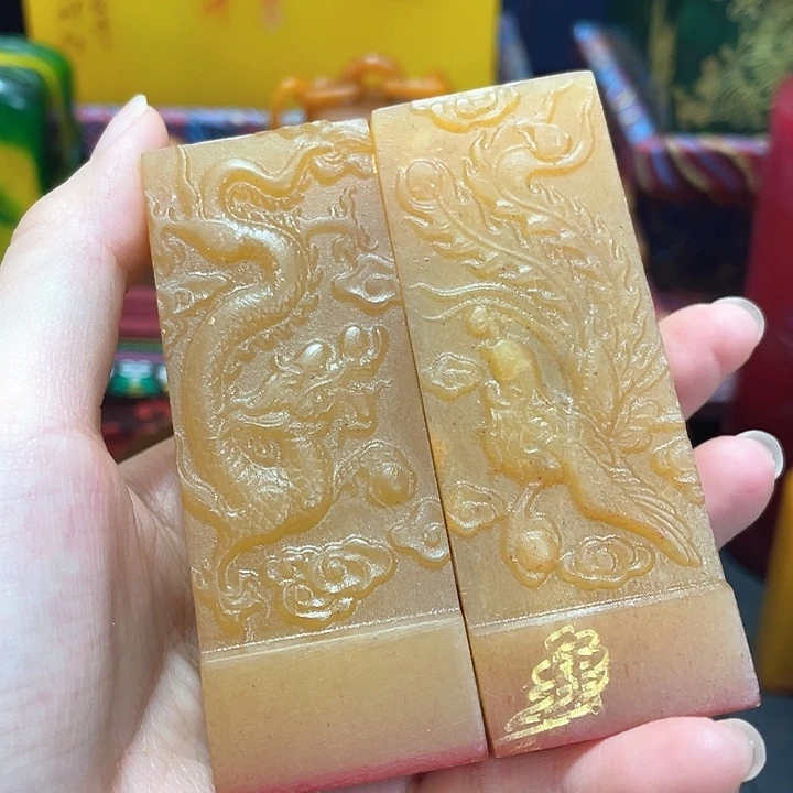 寿山石印石篆刻印章引首章闲章姓名章生日礼物