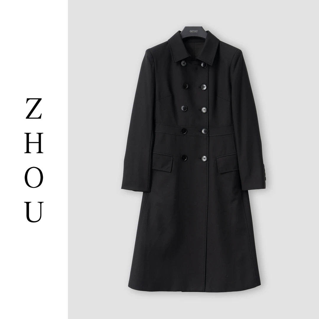 （周哥甄选）黑色风衣-32776