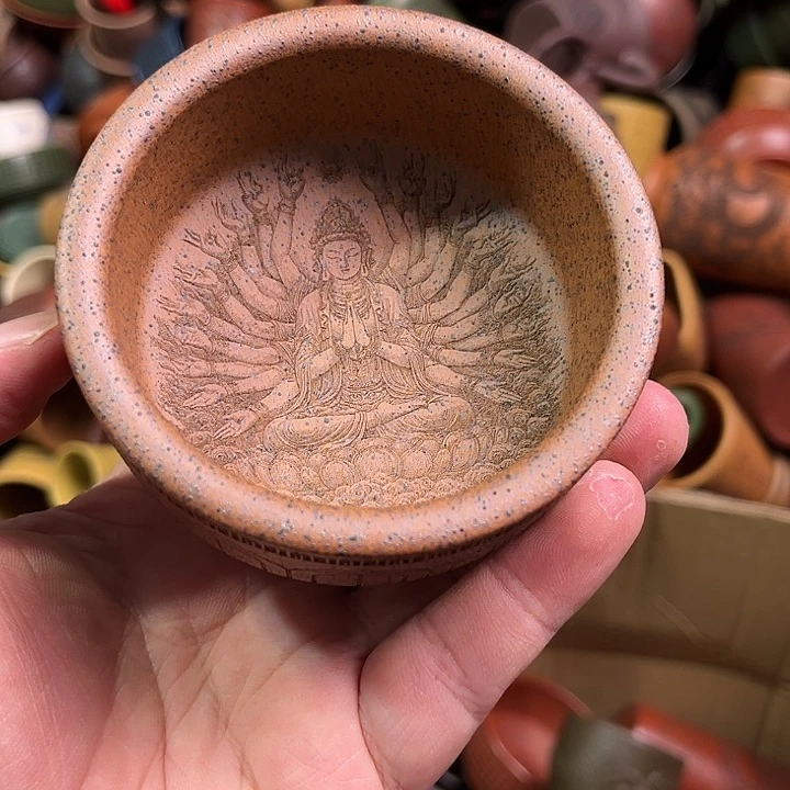 紫砂茶杯全手工紫砂主人杯